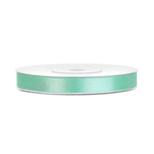 Picture of SATIN RIBBON MINT 6MM PER METRE